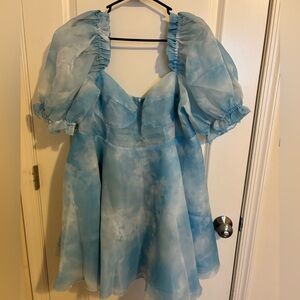 Selkie “Head in the Clouds” Parliment Dress